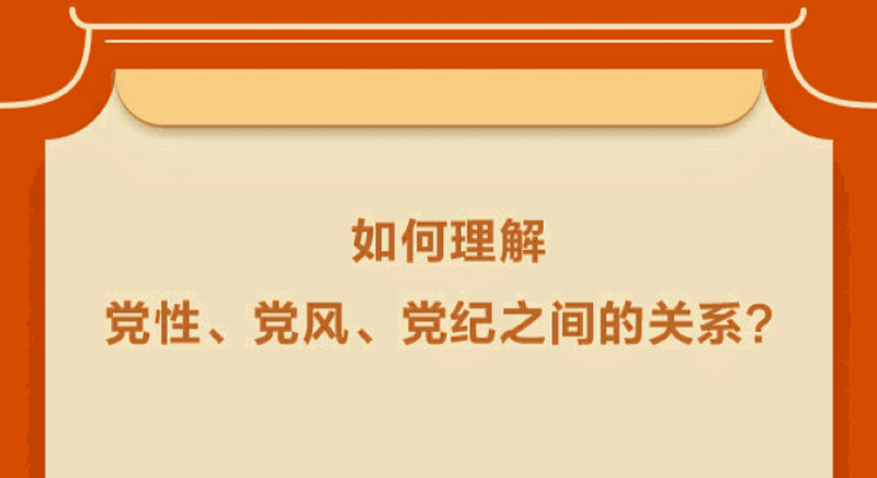 如何理解黨性、黨風(fēng)、黨紀(jì)之間的關(guān)系？