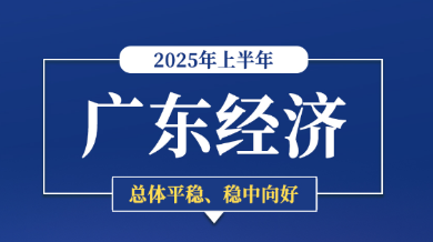 圖說(shuō)經(jīng)濟(jì) | 廣東2025年上半年經(jīng)濟(jì)運(yùn)行情況