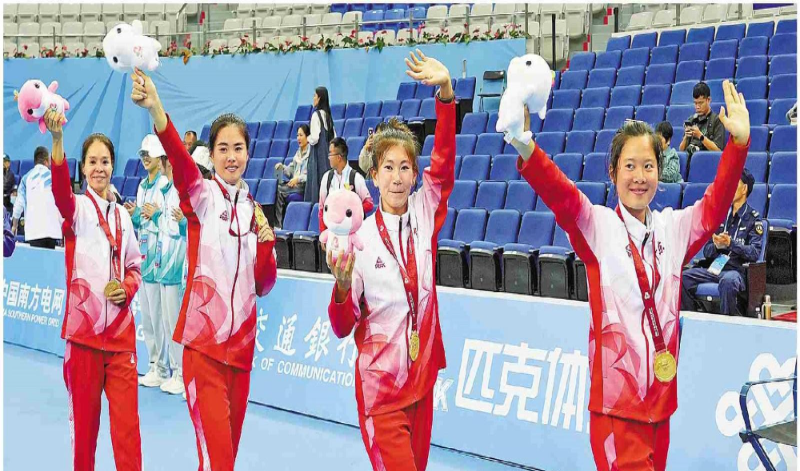 殘?zhí)貖W會網(wǎng)球比賽團(tuán)體賽收官 廣東隊收獲一金一銅